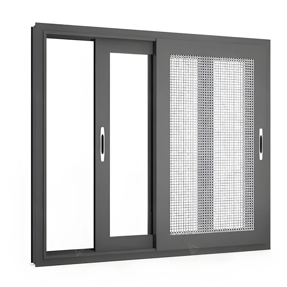 Aluminium Sliding Window with Clear Float Glass - Construction & Building Materials by P Samal & Co.