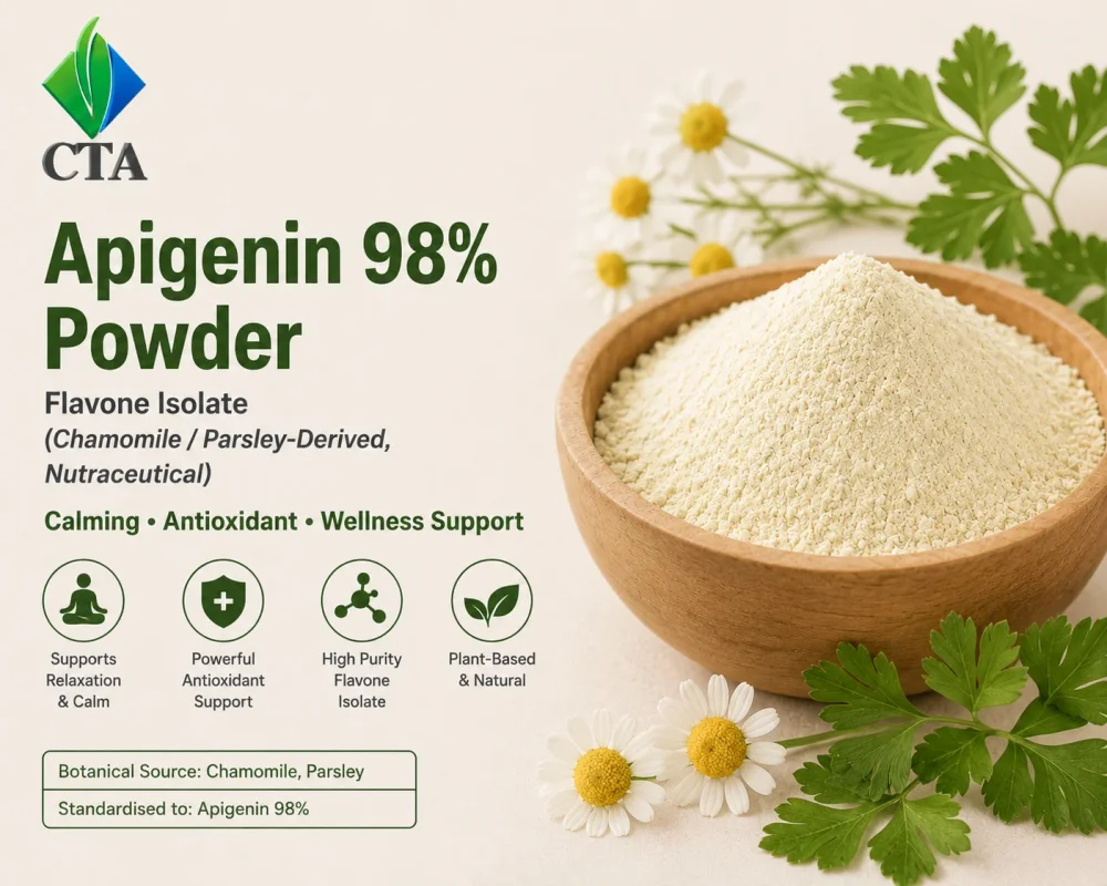 Apigenin 98% Powder - Nutraceutical Flavone Isolate - Chemicals & Raw Materials by Central Trade Agency Pvt. Ltd.