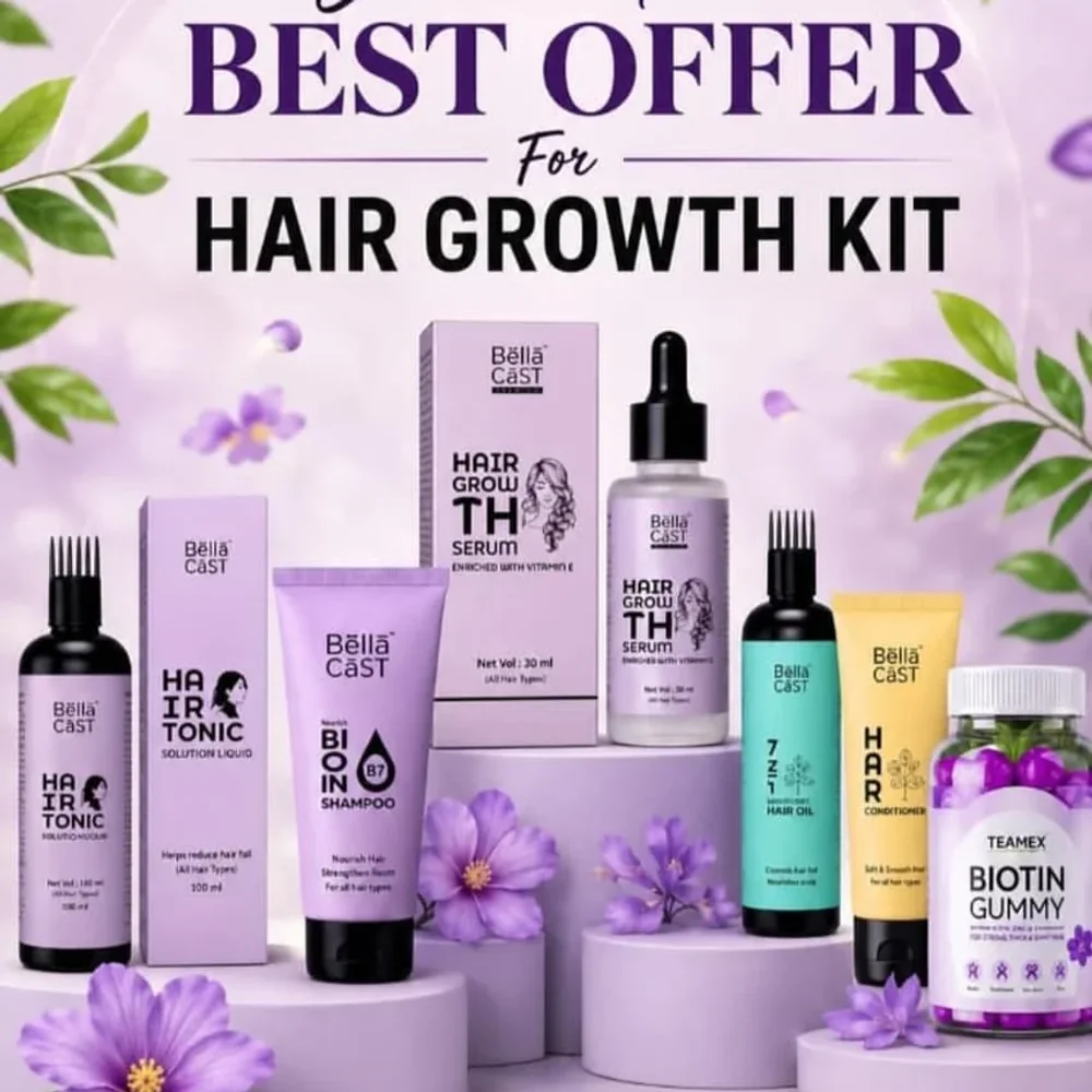 Bella Cast Hair Fall Control Kit - Beauty & Personal Care by Teamex