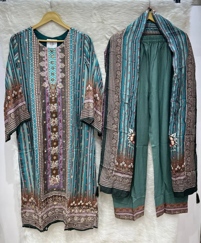 Printed Rayon Muslin Fabric - Textiles & Apparel by Ayzel Pvt. Ltd.