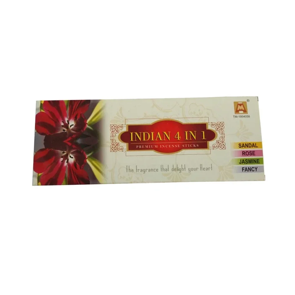 4-in-1 Collection Low Smoke Agarbatti Sticks - Home & Kitchen by Indian Agarbatti Manufacturers