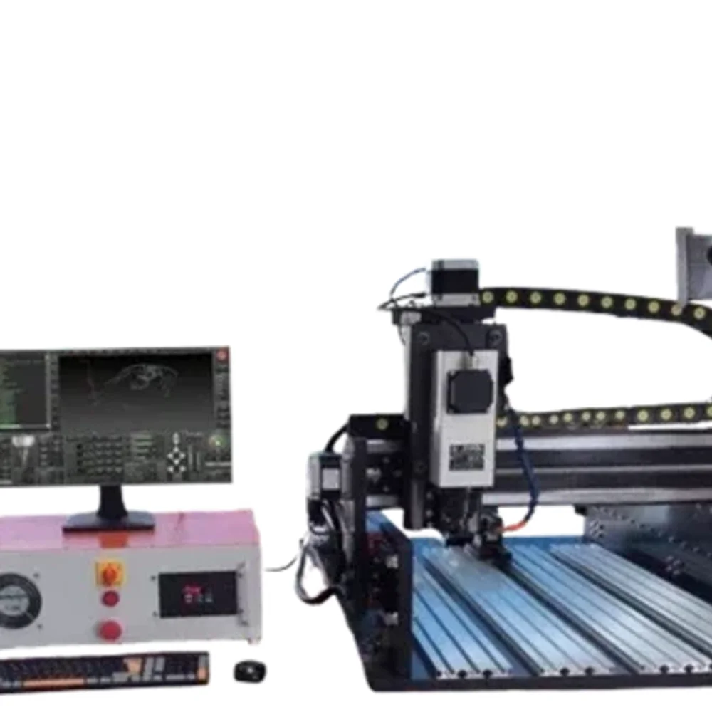 Carboncut 9060 Pro 4-Axis Cnc Machine - Machinery & Equipment by Akriti Precision Systems Pvt. Ltd.