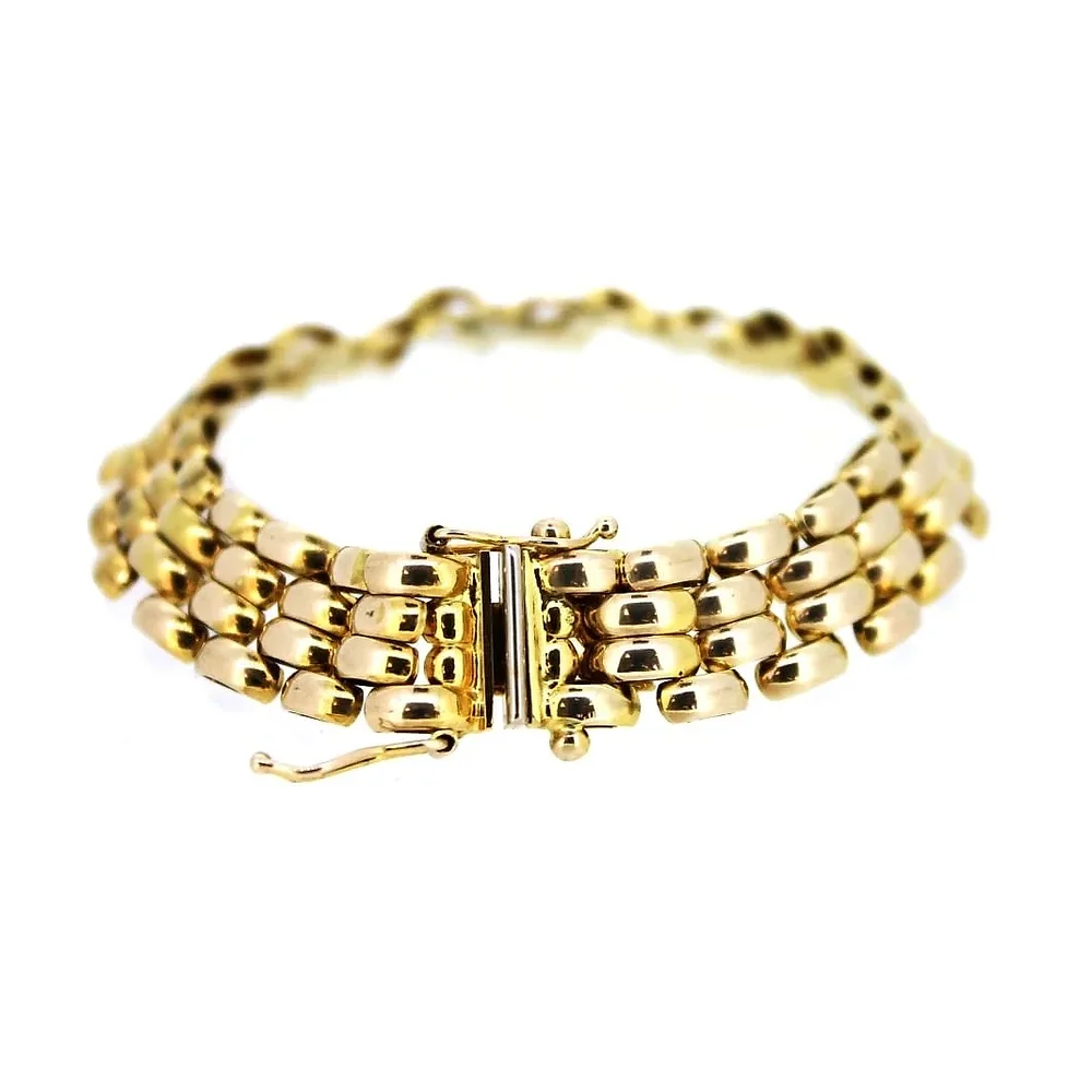 Gold Plated Fancy Bracelet - Gems & Jewelry by Jaya Jems Impex