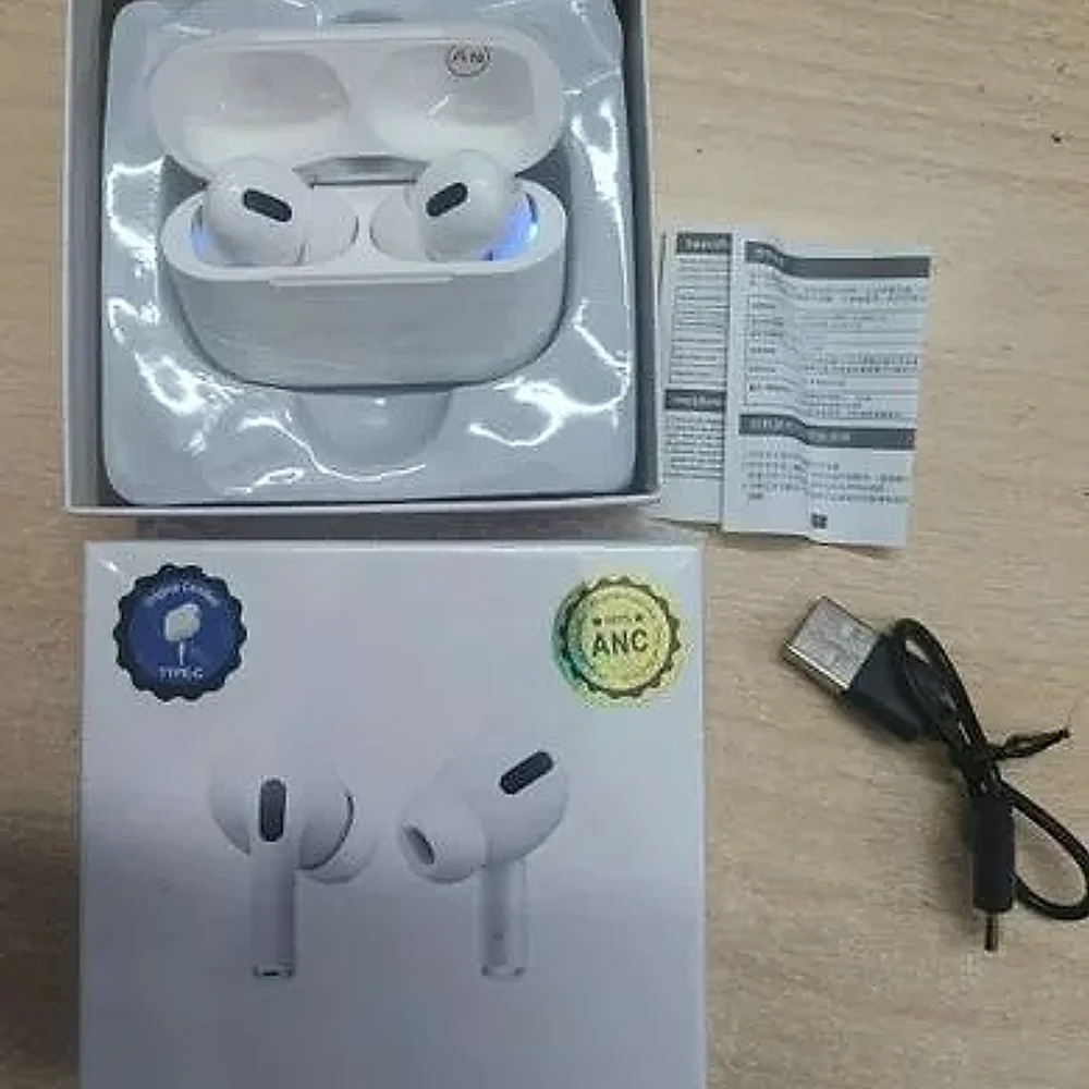 White Wireless In-Ear Earbuds with ANC - Electronics & Electrical by Aaradhya Nutrabites