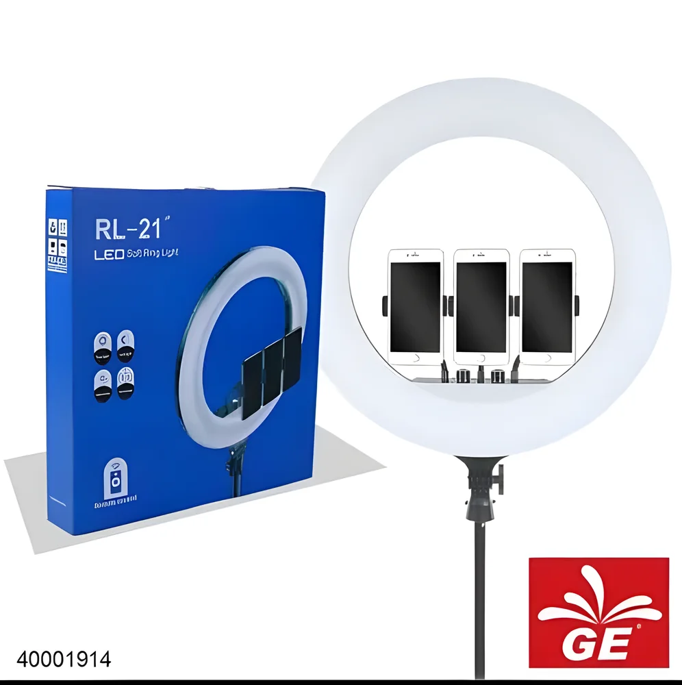 GE 21 Inch LED Ring Light with 3 Color Mode - Electronics & Electrical by Aaradhya Nutrabites