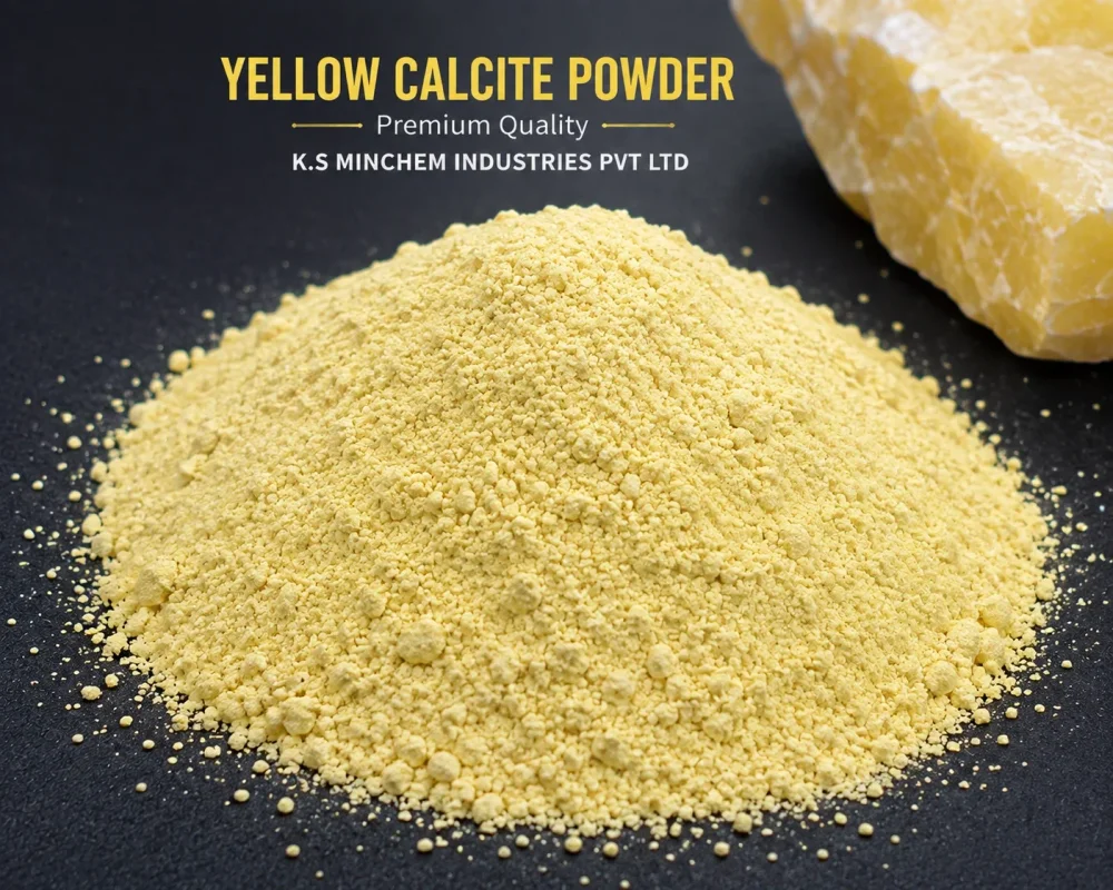 Yellow Calcite Powder - Food & Agriculture by K.S Minchem Industries Pvt. Ltd.