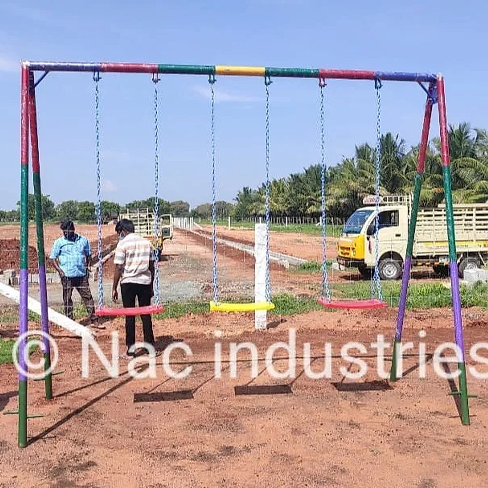 Mild Steel Playground Triple Swing - Sports, Toys & Games by Nac Industries