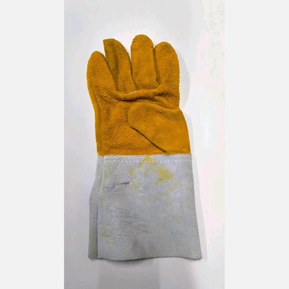 12 Inch Split Leather Gloves - Industrial Supplies & Tools by Aq Trading