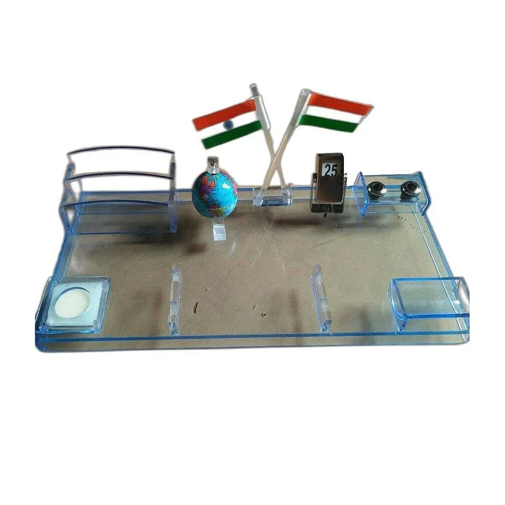 Acrylic Office Desk Organizer - Paper & Stationery by Sarvottum Acrylic Plastics