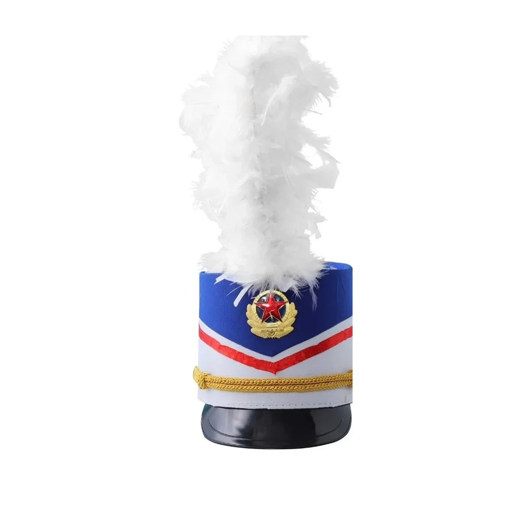 Cotton School Marching Uniform Cap - Textiles & Apparel by Bharat Band Uniform