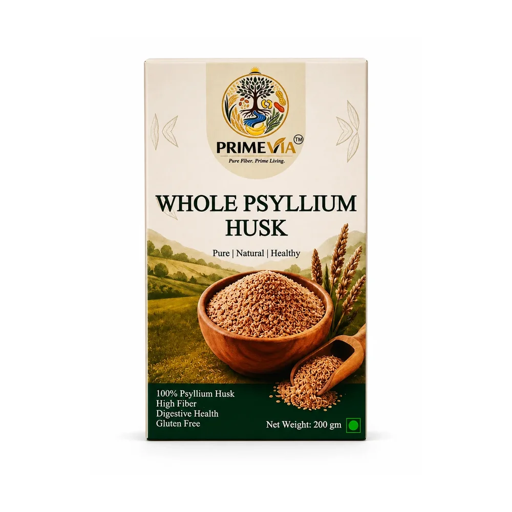 Primevia 200 Gm Isabgol / Whole Psyllium Husk Box - Food & Agriculture by Ali Agri Export