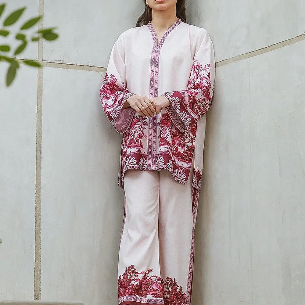 Premium Crepe Digital Printed Shirt Trouser Set - Textiles & Apparel by Ayzel Pvt. Ltd.