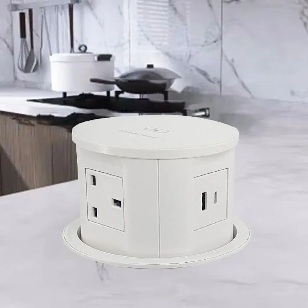 Audiovan Motorized Electric Outlet Power Pop up Kitchen Popup Tower Multiple Socket for Kitchen - Electronics & Electrical by Audiovan Tech Mumbai