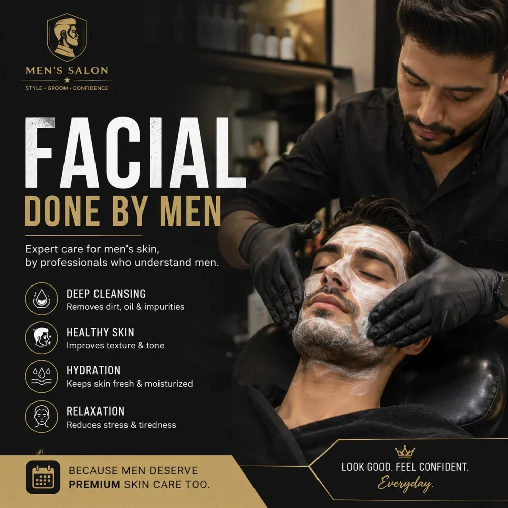 Men's Facial Services - Beauty & Personal Care by Ganesh Hair Salon