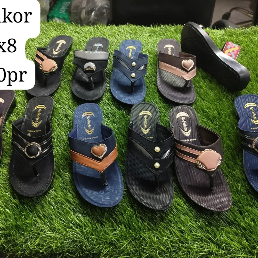 Ladies Pu Slippers - Footwear, Bags & Leather Goods by Genzis Footwear