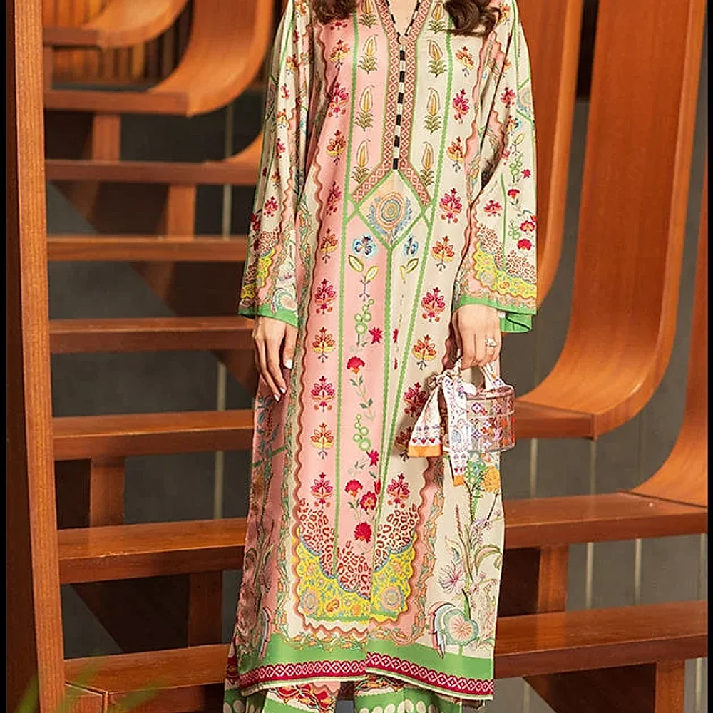 Digital Printed Crepe Shirt and Trouser Set - Textiles & Apparel by Ayzel Pvt. Ltd.