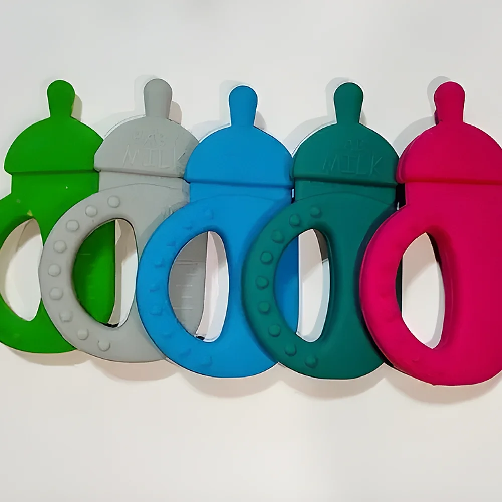 Multicolor Silicone Baby Milk Teether - Plastics & Rubber by Shree Anant International