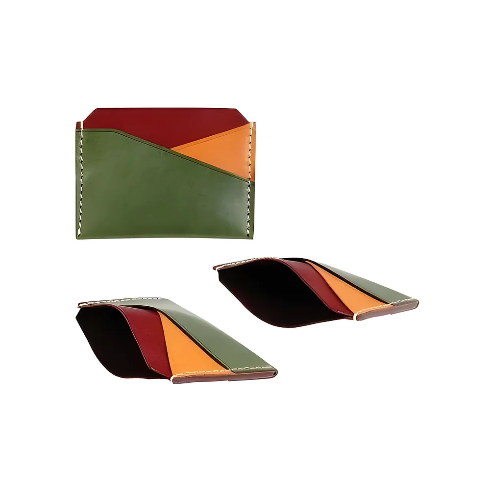 Plant-Based Bio-Leather Card Holder - Footwear, Bags & Leather Goods by Tiera Blue