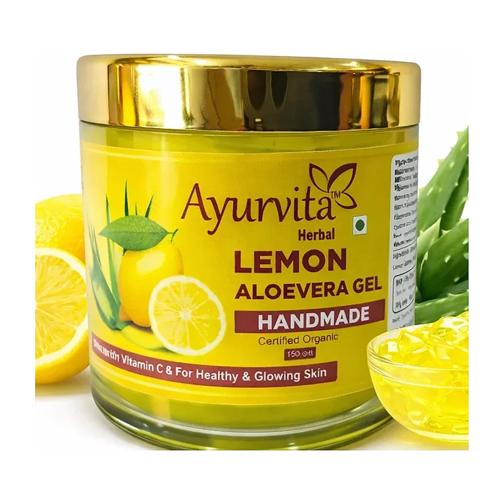 Herbal Aloevera Gel with Lemon for All Skin Types - Beauty & Personal Care by Ayurvita Life Pvt. Ltd.