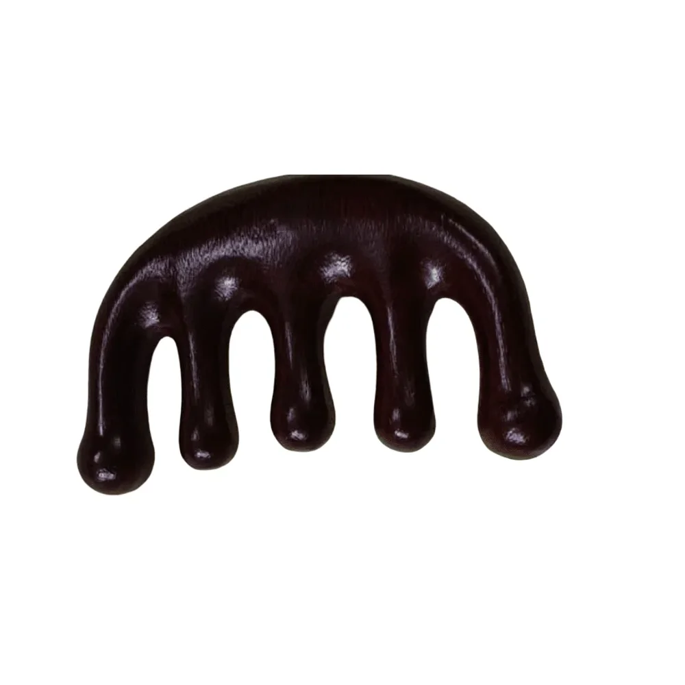 Dark Brown Head Massager Comb - Beauty & Personal Care by Kkenterprise