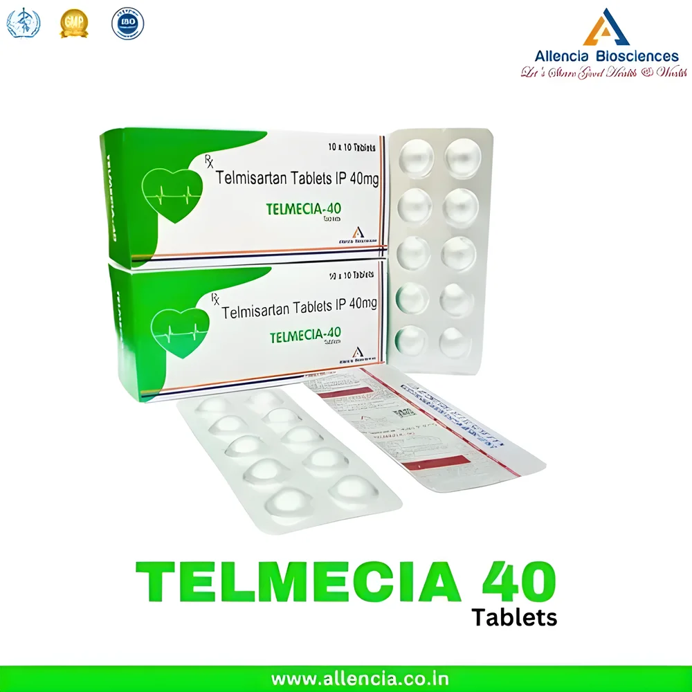 Telmisartan Tablets IP 40 mg - Healthcare & Medical by Allencia Biosciences