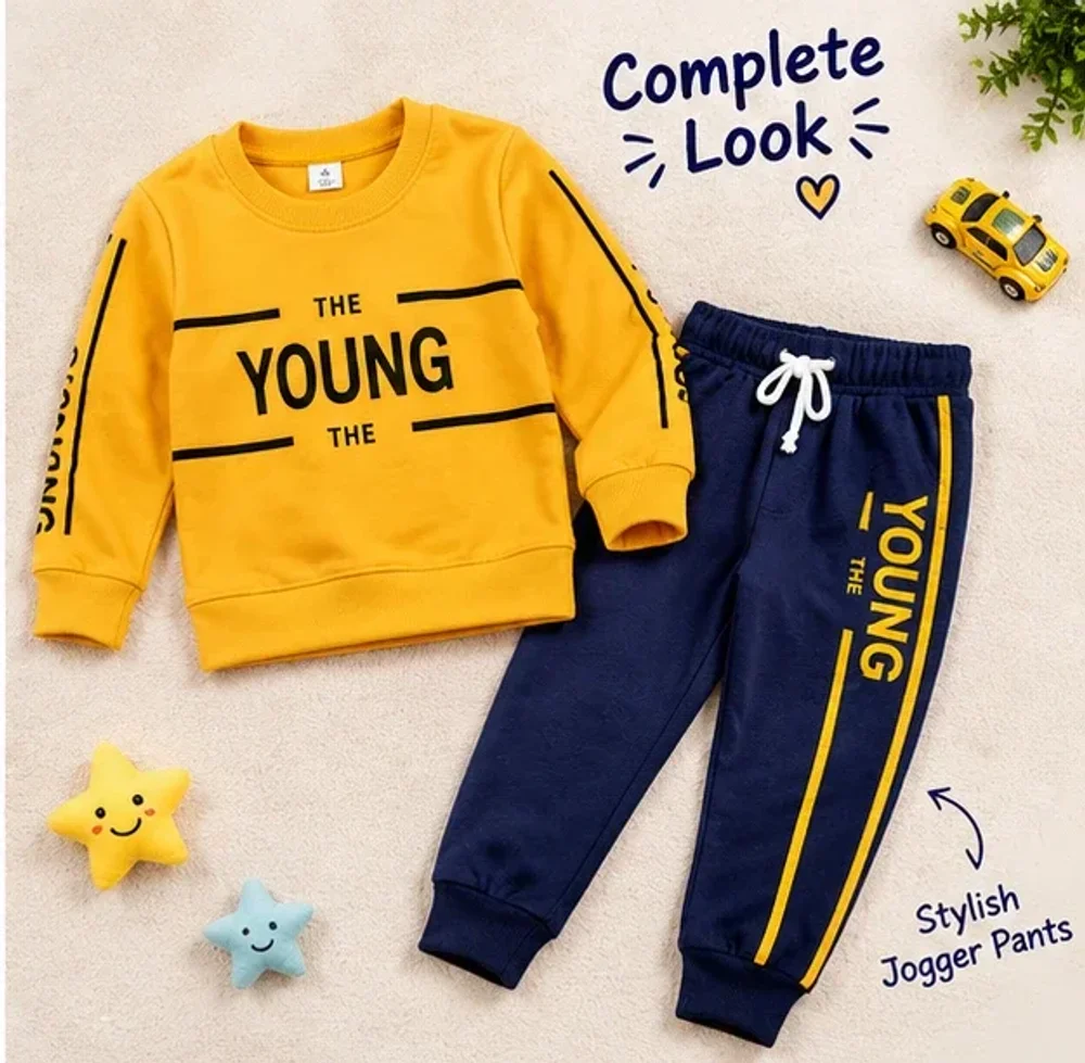 Kids Cotton Printed Trouser - Textiles & Apparel by Abuzaid Exports
