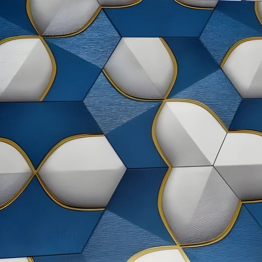 Vinyl 3D Effect Wallpaper - Construction & Building Materials by M/S. Interior Expressions