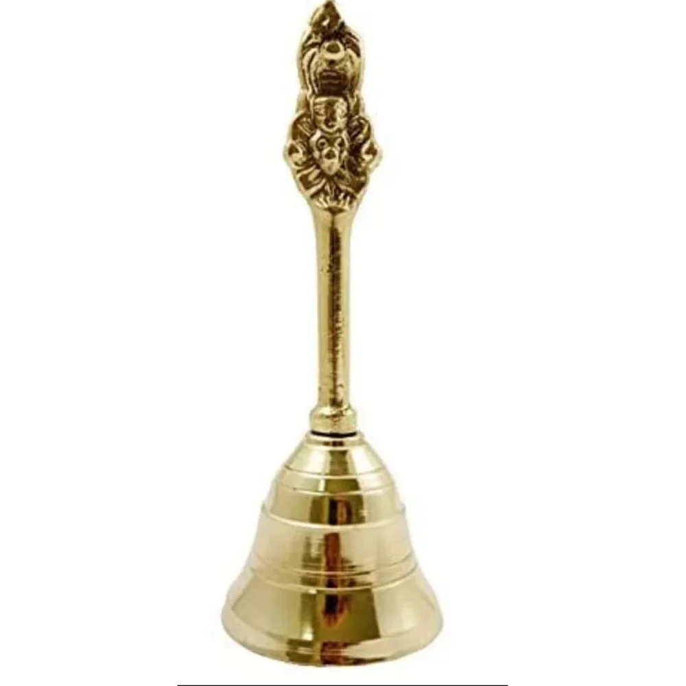 Brass Pooja Bell for Worship - Handicrafts & Gifts by A1 Impex Inc.