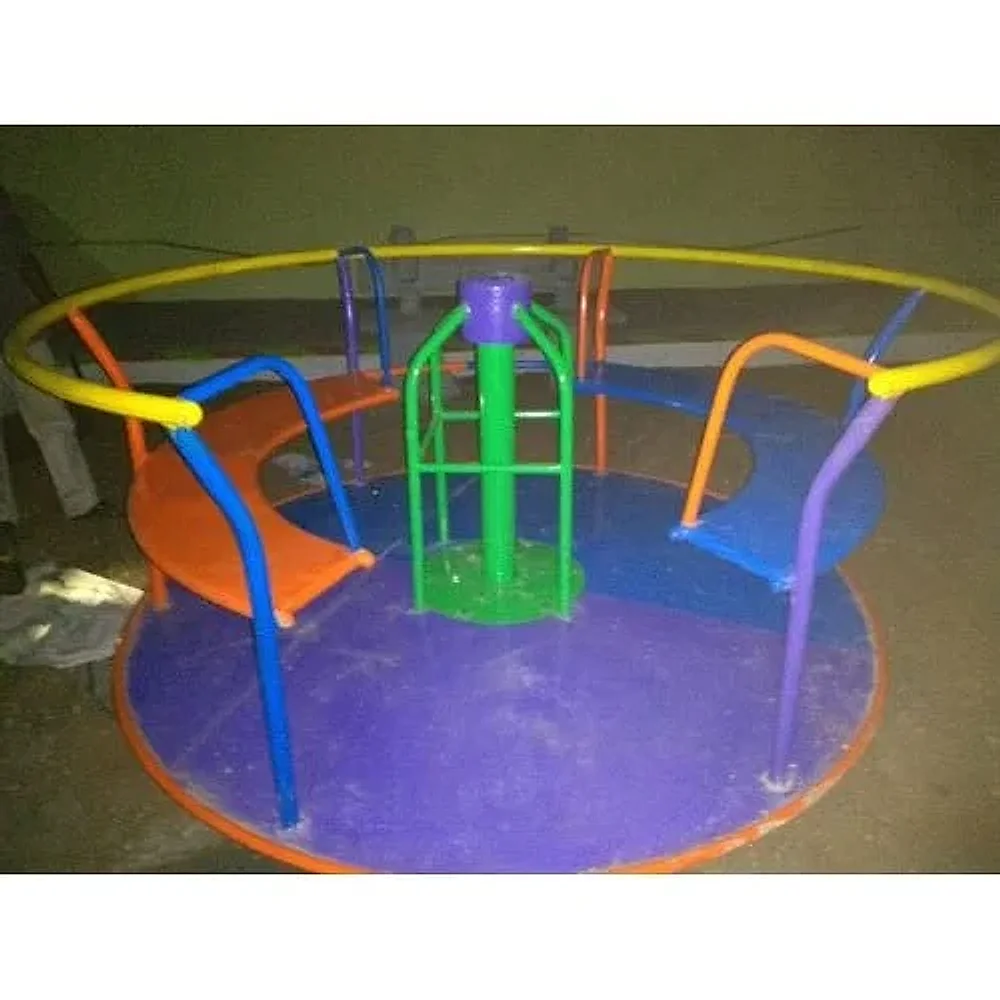 Mild Steel 6 Seater Merry Go Round for Pre School - Sports, Toys & Games by Nac Industries