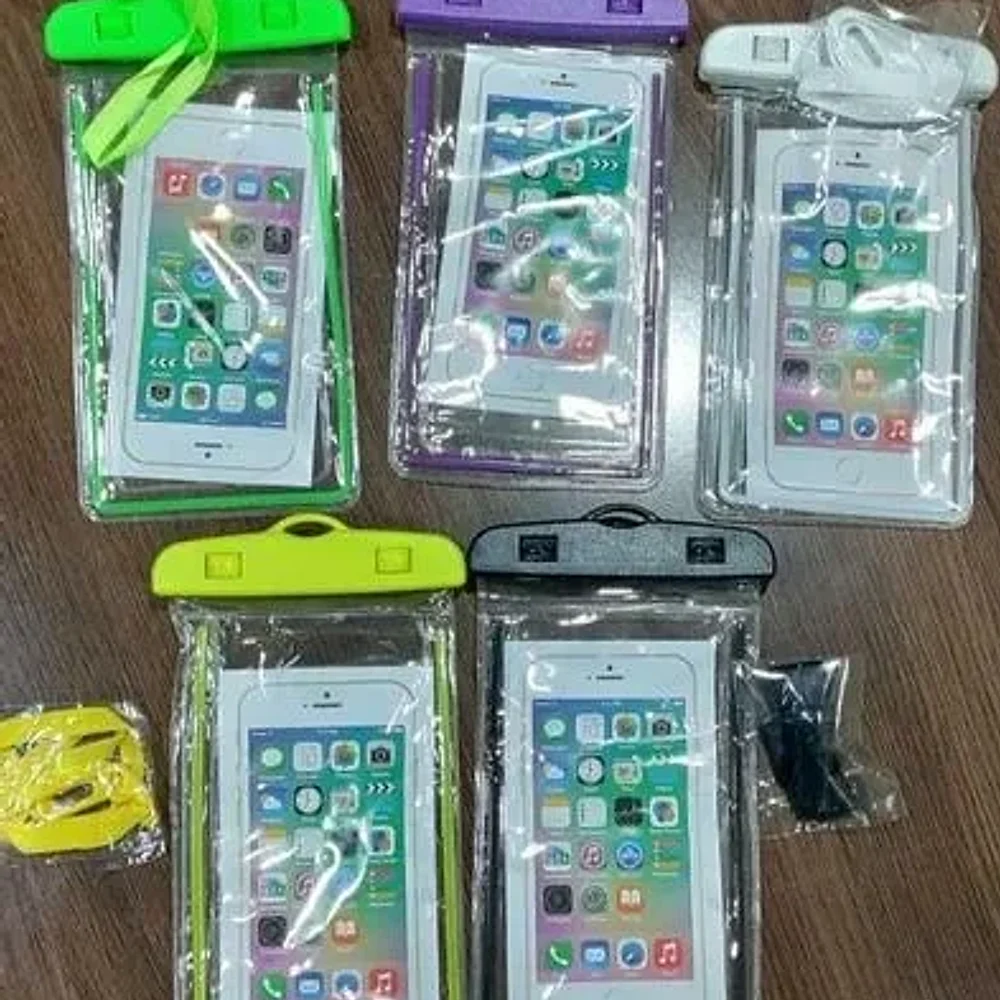 Transparent PVC Mobile Waterproof Pouch - Footwear, Bags & Leather Goods by Aaradhya Nutrabites