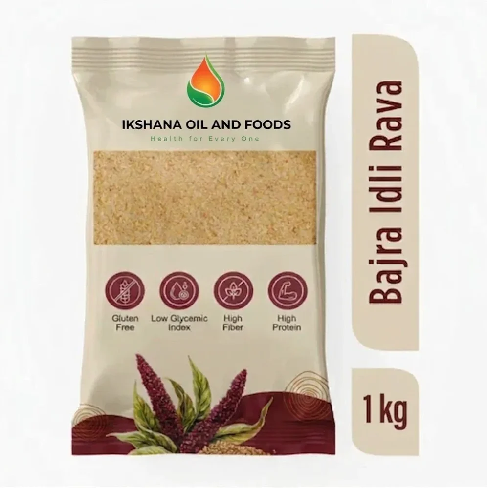 Pearl Millet Idli Rava - Food & Agriculture by Ikshana Oil and Foods Pvt. Ltd.