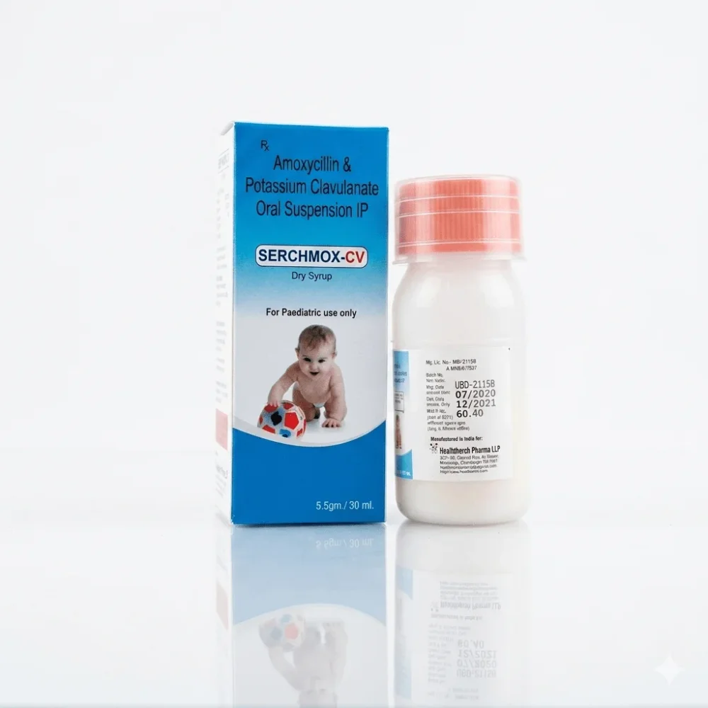 Amoxicillin Clavulanate Pediatric Dry Syrup - Healthcare & Medical by Healthserch Pharma LLP