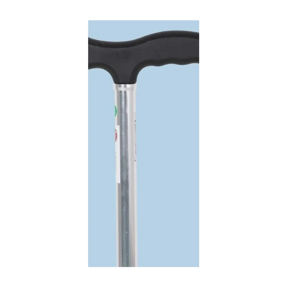 Mediva Silver Quadripod Walking Stick - Healthcare & Medical by Accurate Surgicals