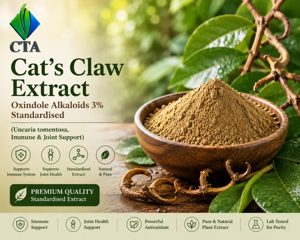 Cat's Claw Extract Powder 3% Alkaloids - Chemicals & Raw Materials by Central Trade Agency Pvt. Ltd.