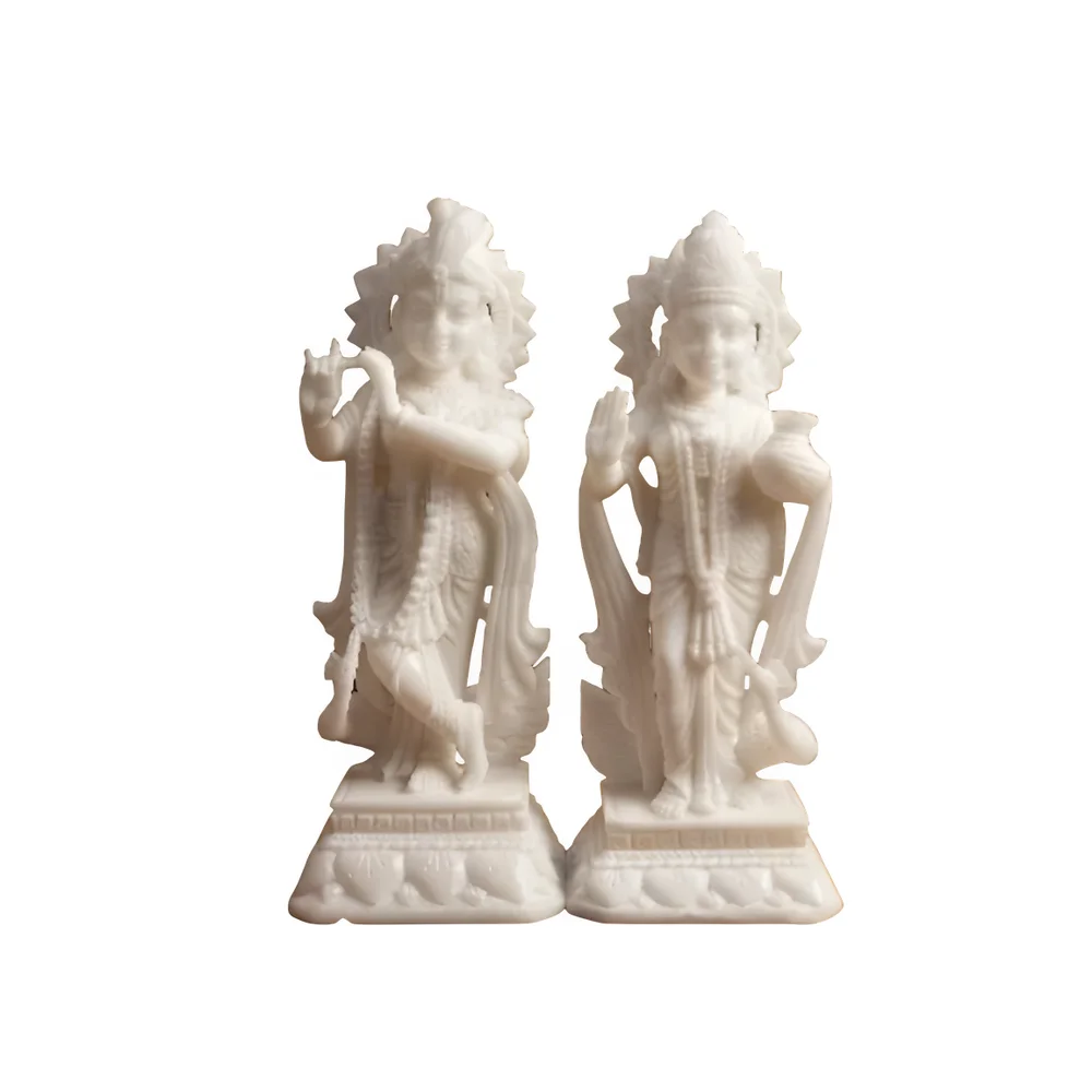 Radha Krishna Recycled EPDM Rubber Statue - Handicrafts & Gifts by Bhat Shawl Collection