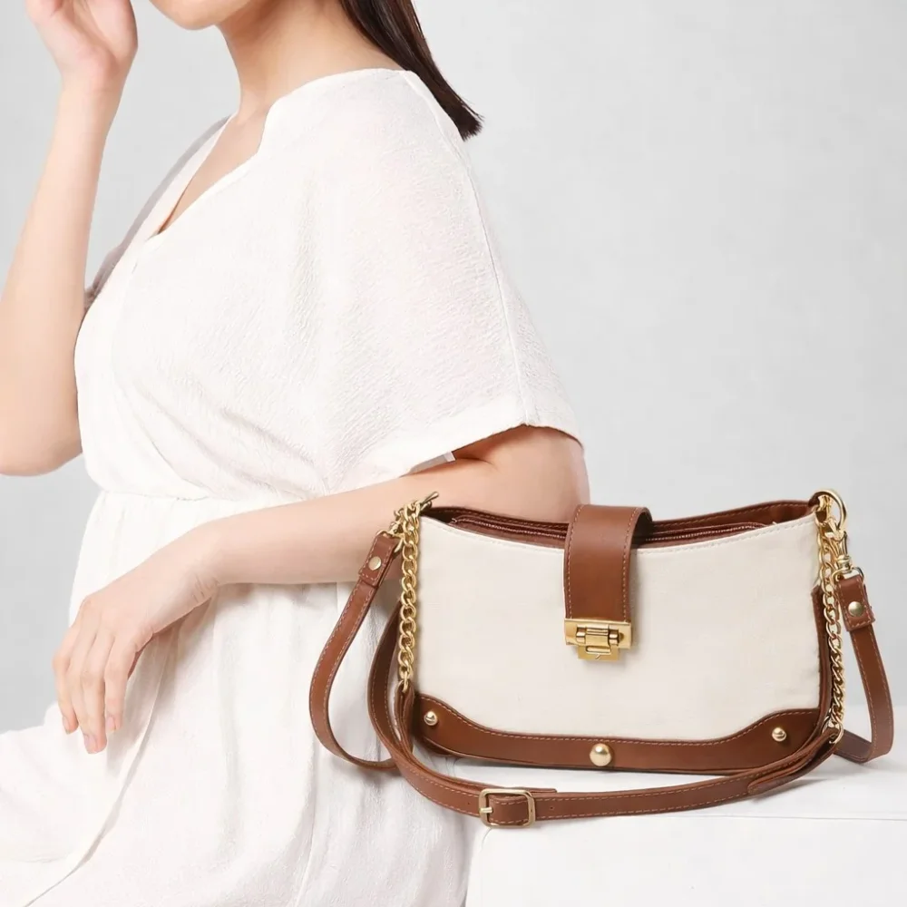 Women's Genuine Leather Handbag - Footwear, Bags & Leather Goods by SB Leather & Home Furnishing LLP