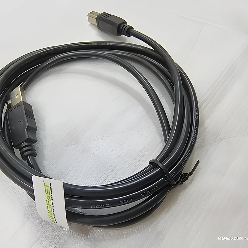 Kingfast Brand 2Meter USB Printer Cable 2.0 - Electronics & Electrical by Kingfast Technologies