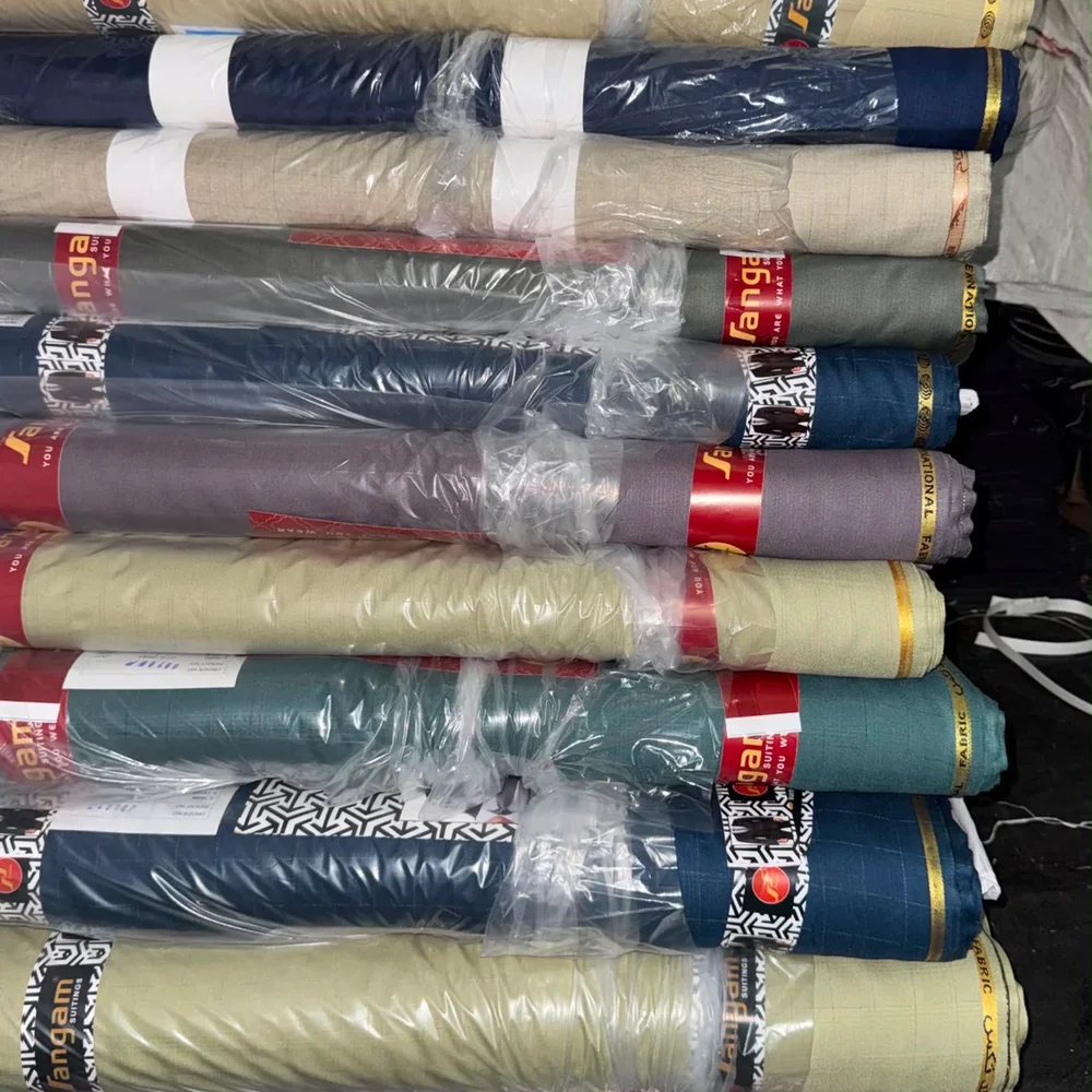 Export Surplus Wool Touch Suiting Fabric - Textiles & Apparel by Suresh Enterprises
