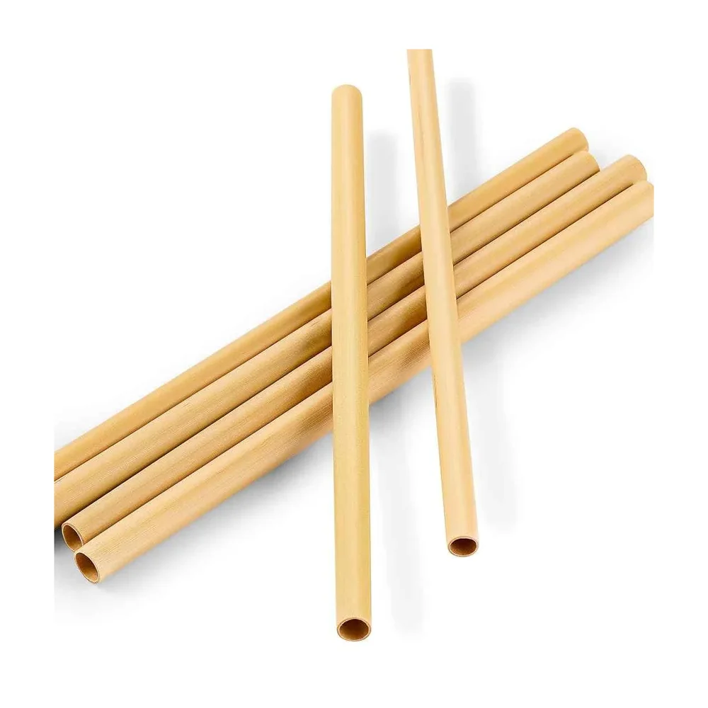 Bamboo Drinking Straws, Pack of 10 - Home & Kitchen by Kkenterprise