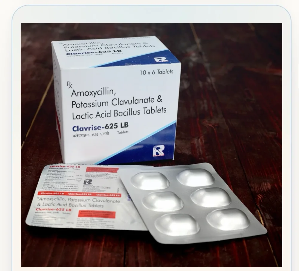 Amoxycillin Potassium Clavulanate Lactic Acid Bacillus Tablets - Healthcare & Medical by Raytheon Pharmaceuticals