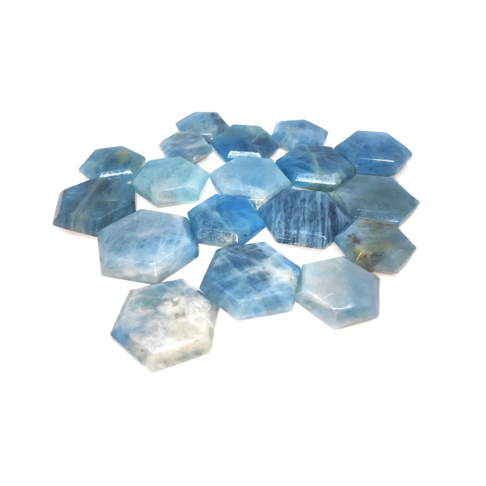Aquamarine Hexa Gemstone - Gems & Jewelry by Zairish Global