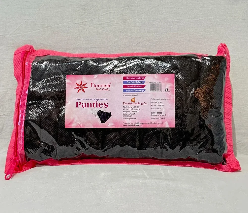 Non-Woven Disposable Panties - Beauty & Personal Care by Flourish Trading Co.