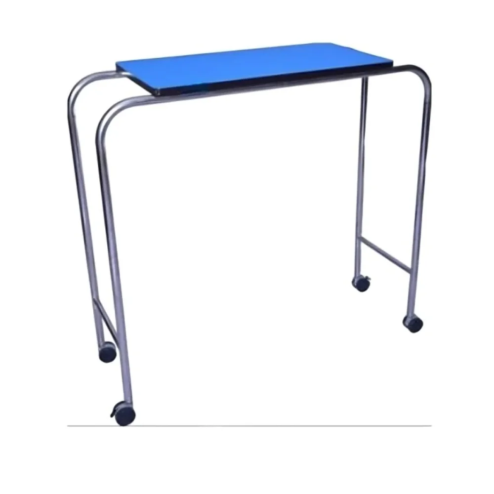 Stainless Steel Hospital Overbed Table - Healthcare & Medical by Medicom International