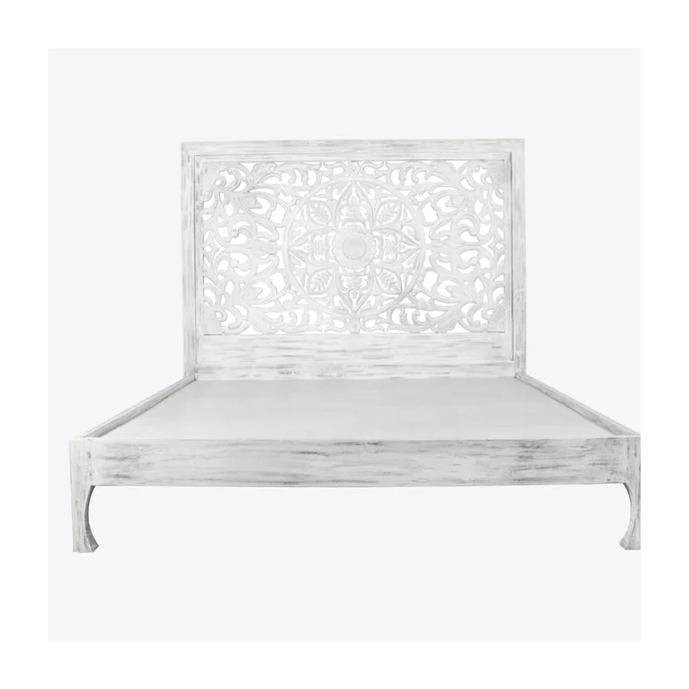 Carved Bed - Furniture & Interiors by Wooden Owl Design Pvt. Ltd.