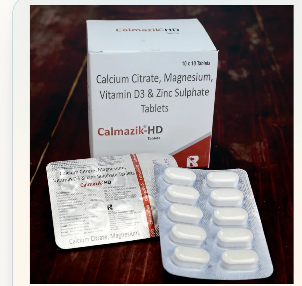 Calcium Citrate, Magnesium, Vitamin D3 & Zinc Tablets - Healthcare & Medical by Raytheon Pharmaceuticals