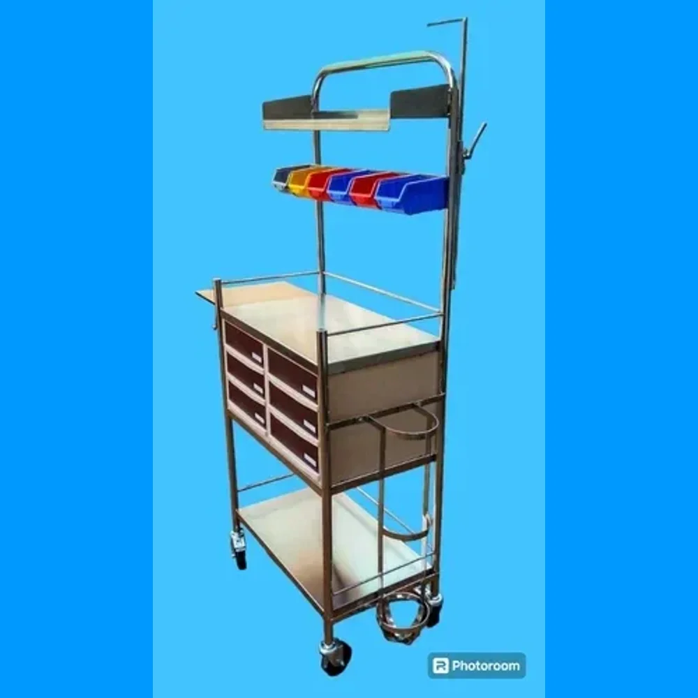 Stainless Steel Medical Utility Cart - Healthcare & Medical by H.S. Medical Care