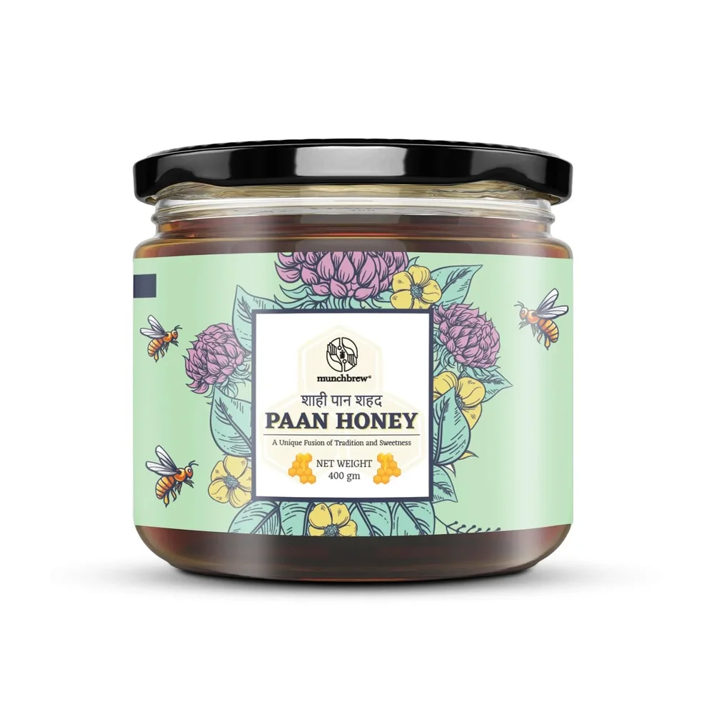 Munchbrew Paan Honey 400g Jar - Food & Agriculture by Innoskape India Pvt. Ltd.