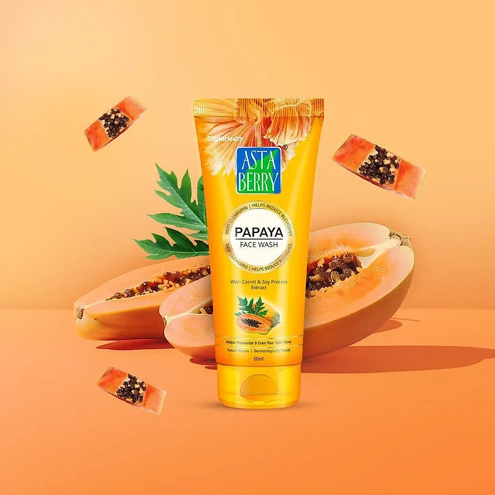 Astaberry Facewash with Papaya - Beauty & Personal Care by Agrawal Associates