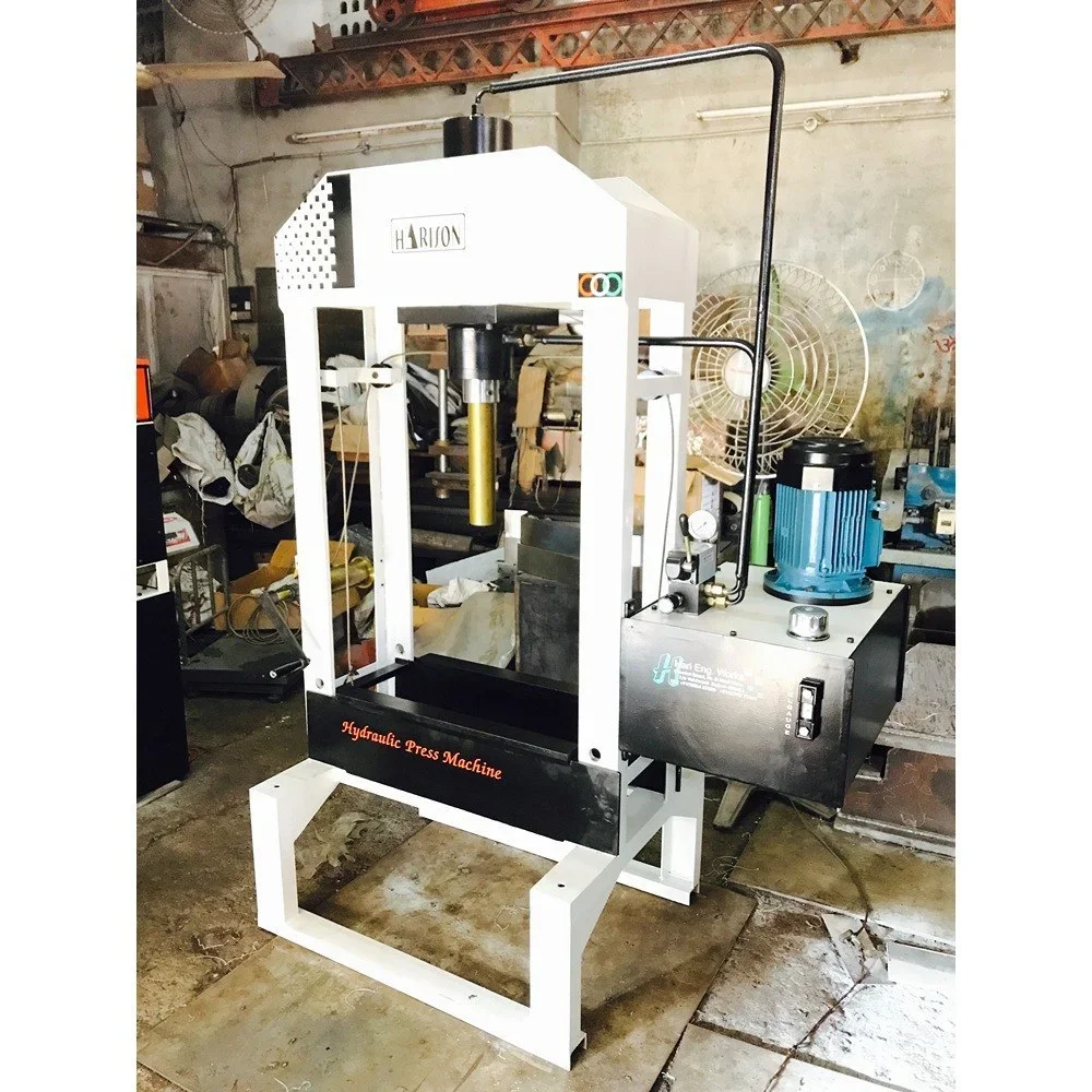 Mild Steel 250 Ton H-Frame Hydraulic Press - Machinery & Equipment by Hari Engineering Works