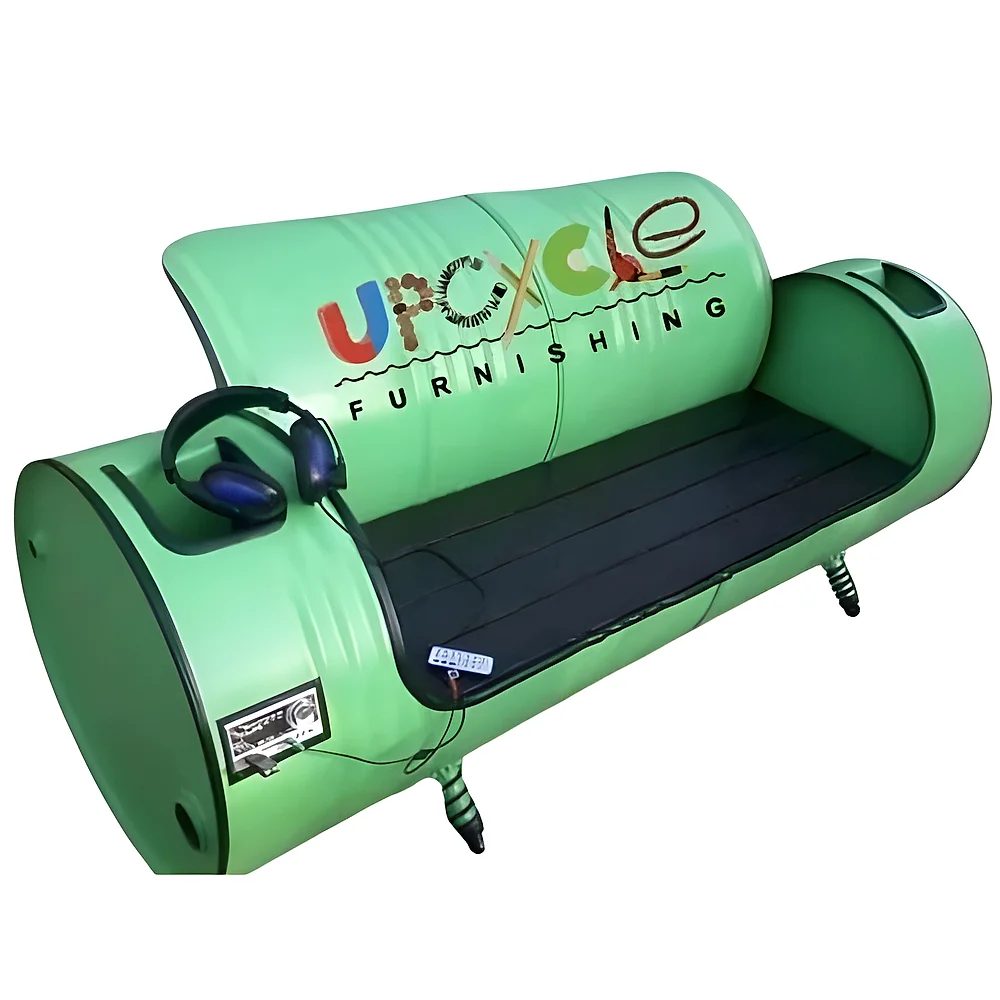 3 Seater Sofa with Built-in Music System - Furniture & Interiors by Upcycle Furnishing India